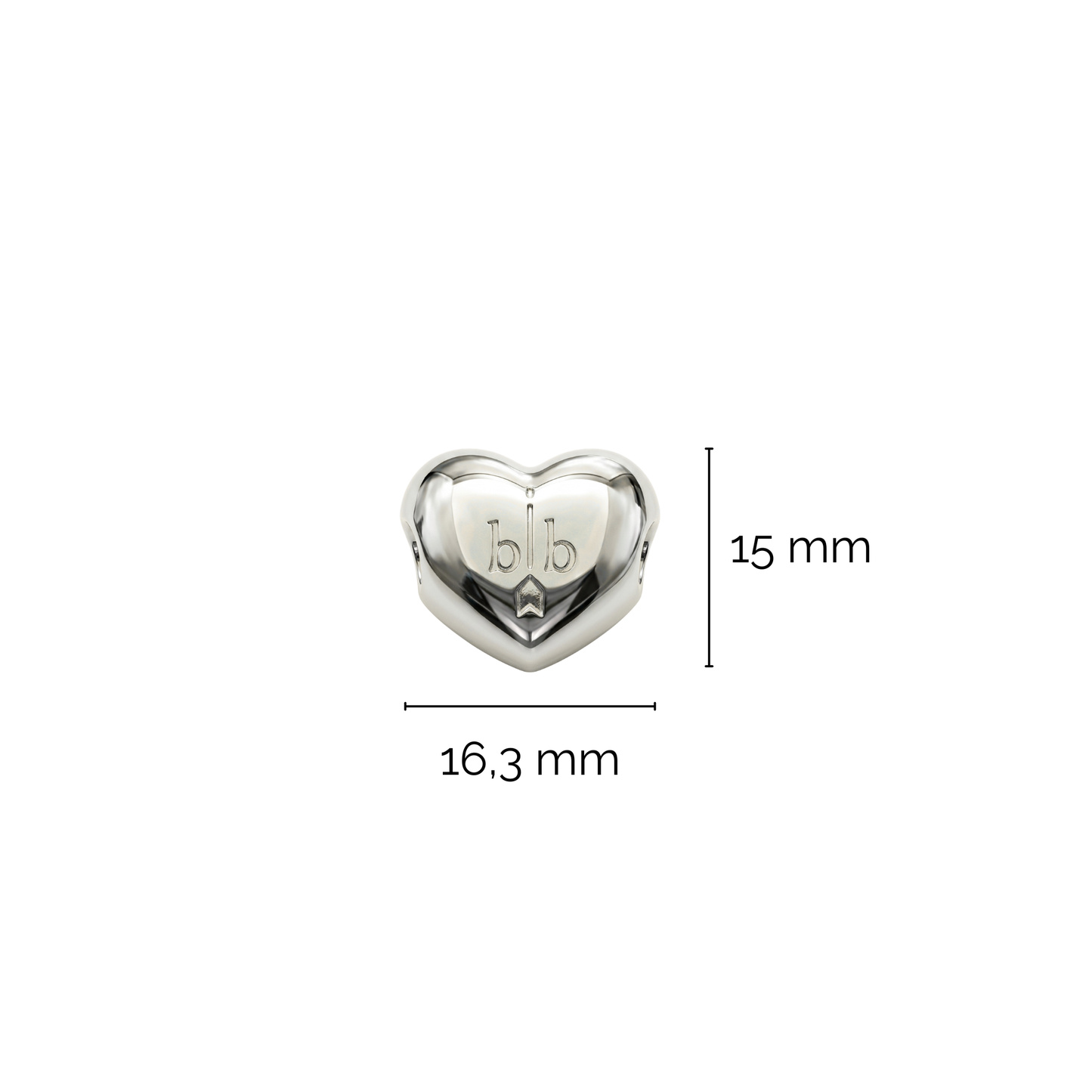 Heart Lace Charm