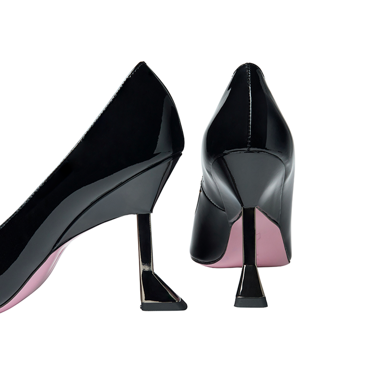Eva Pump - Black Patent