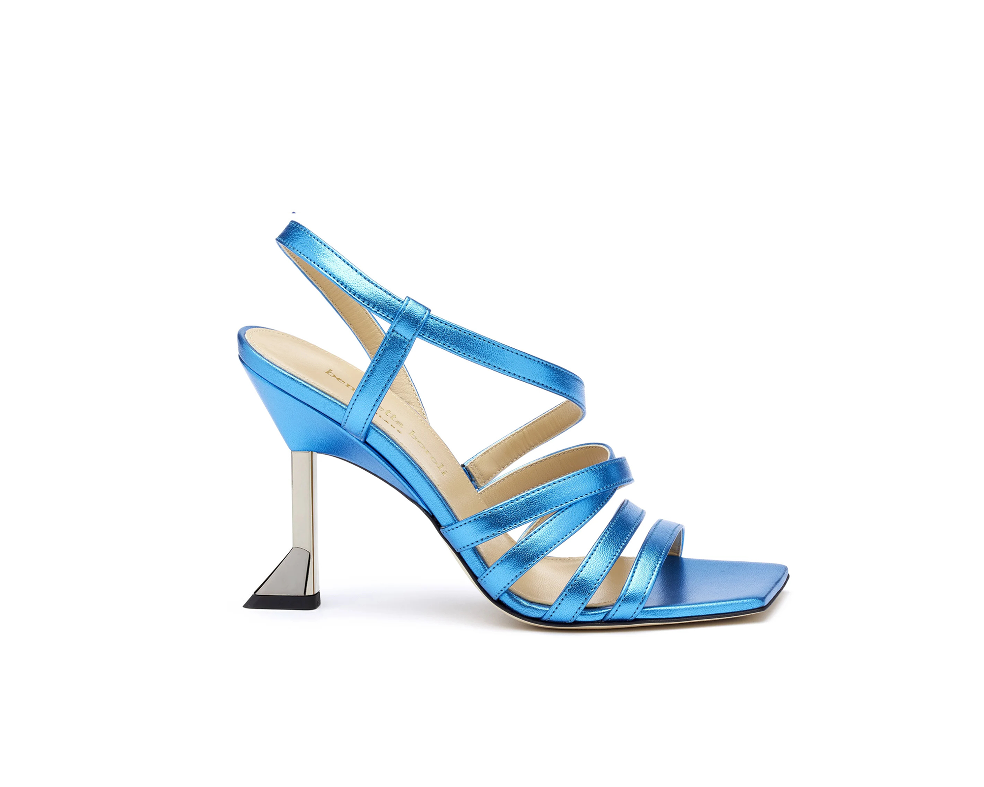 Sandalo Hera Turchese con tacco zeppa | Scarpe Lusso Donna