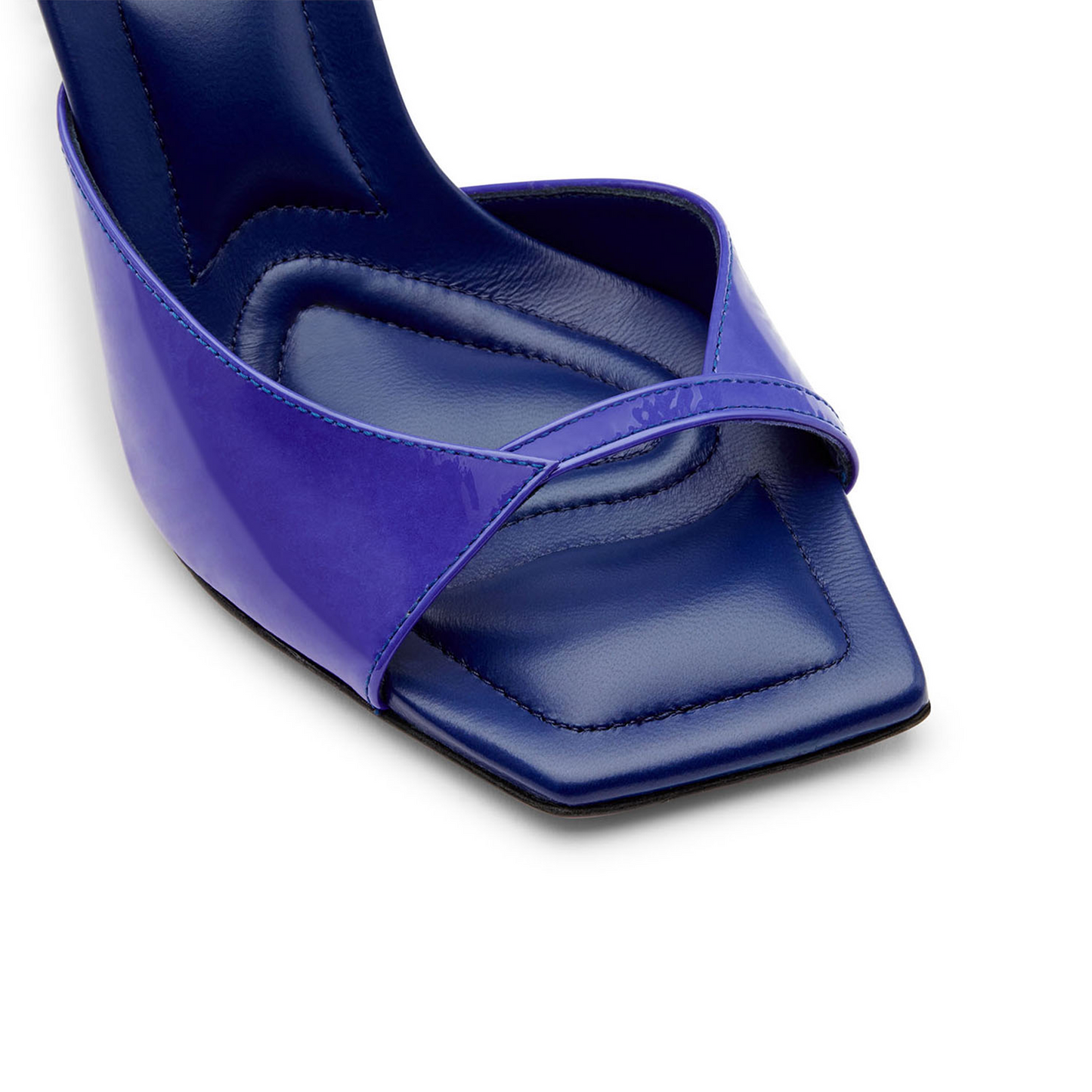 Sandalo Luce Vernice Blu Impero