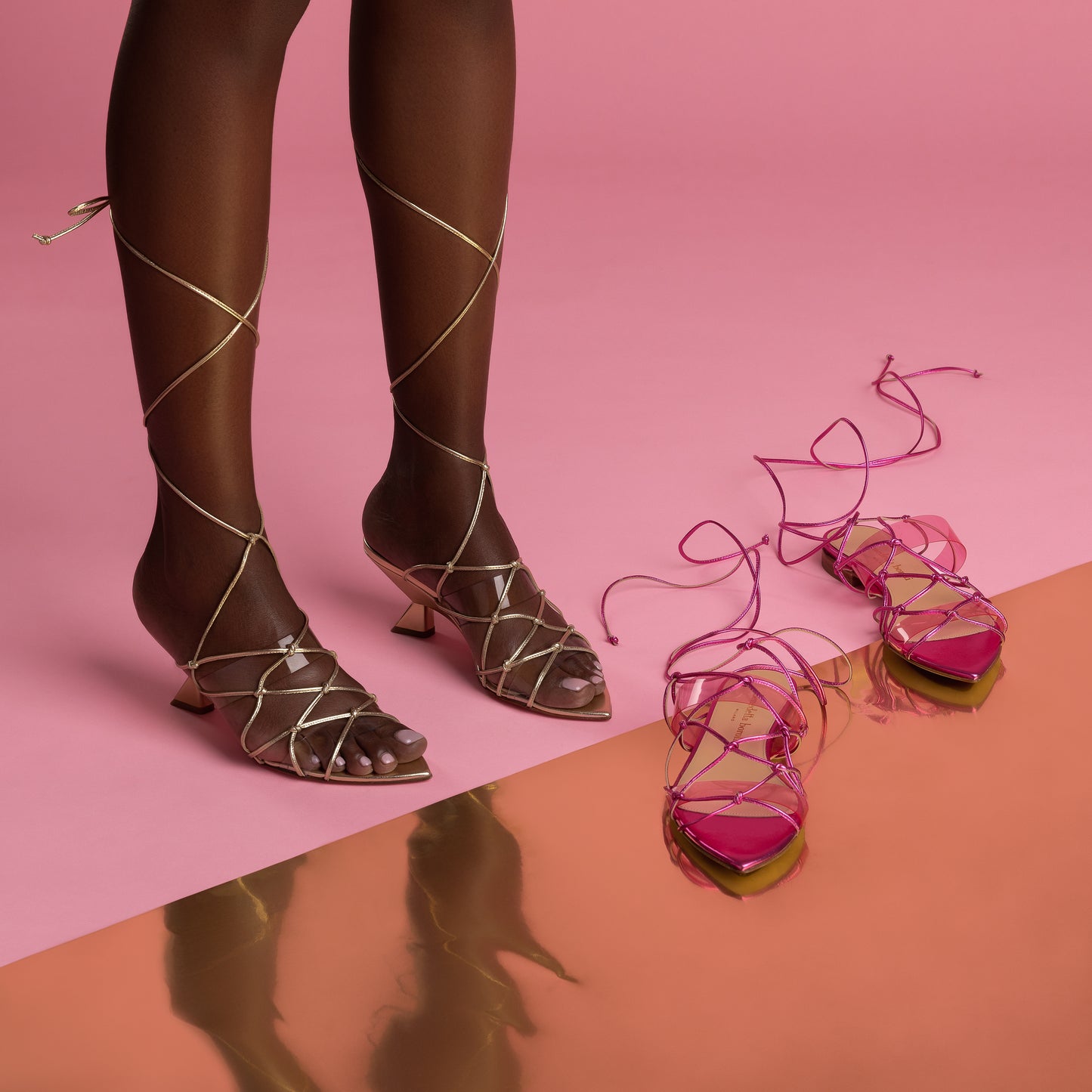 Sandal Olga Platinum