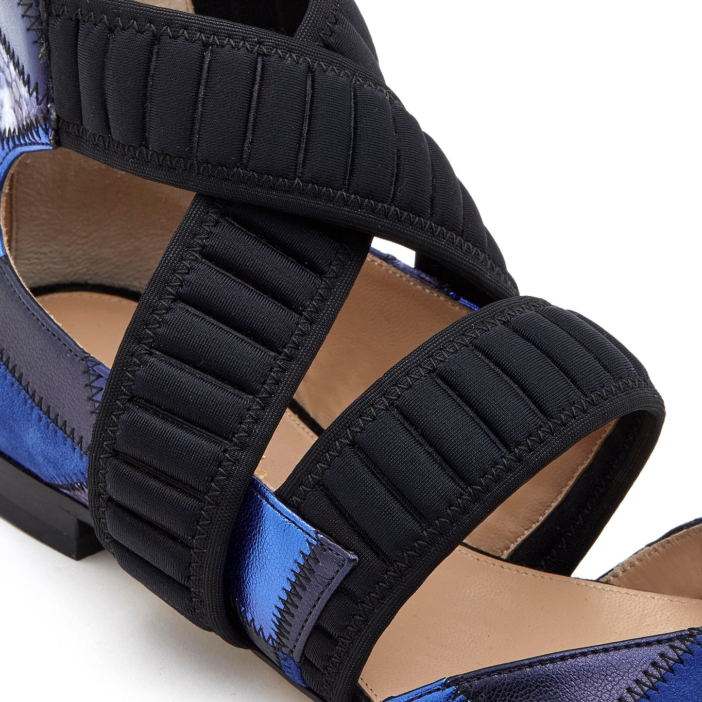 Ballet flat Cadorna Patchwork Bluette