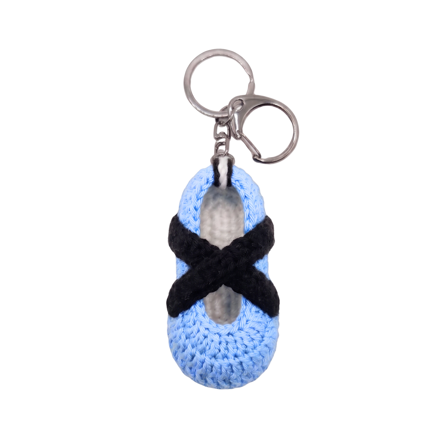 Light Blue Sneakerina Crochet Charm