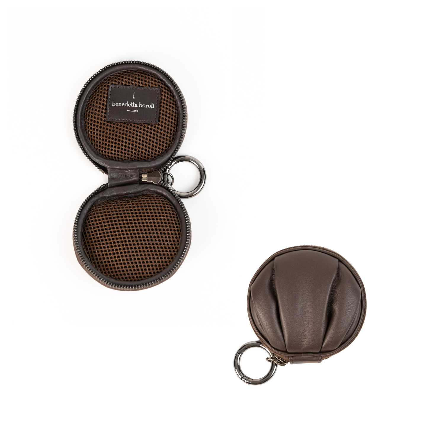 The Body Bag Moka- Tracolla con Pochette M e Pocket Charm