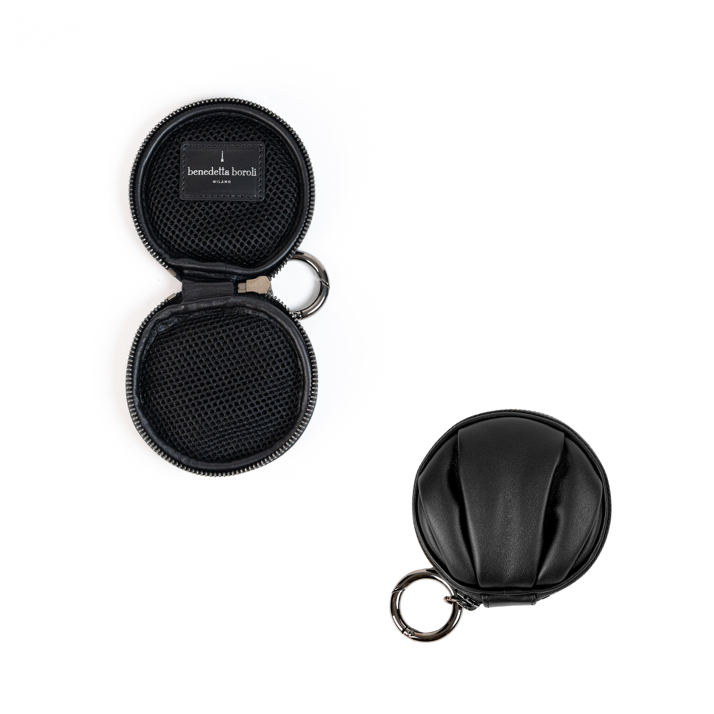 The Body Bag Black - Shoulder Bag with Pochette M and Pocket Charm