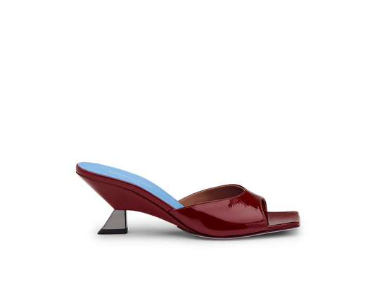 Alyssa Patent Sandals, Currant
