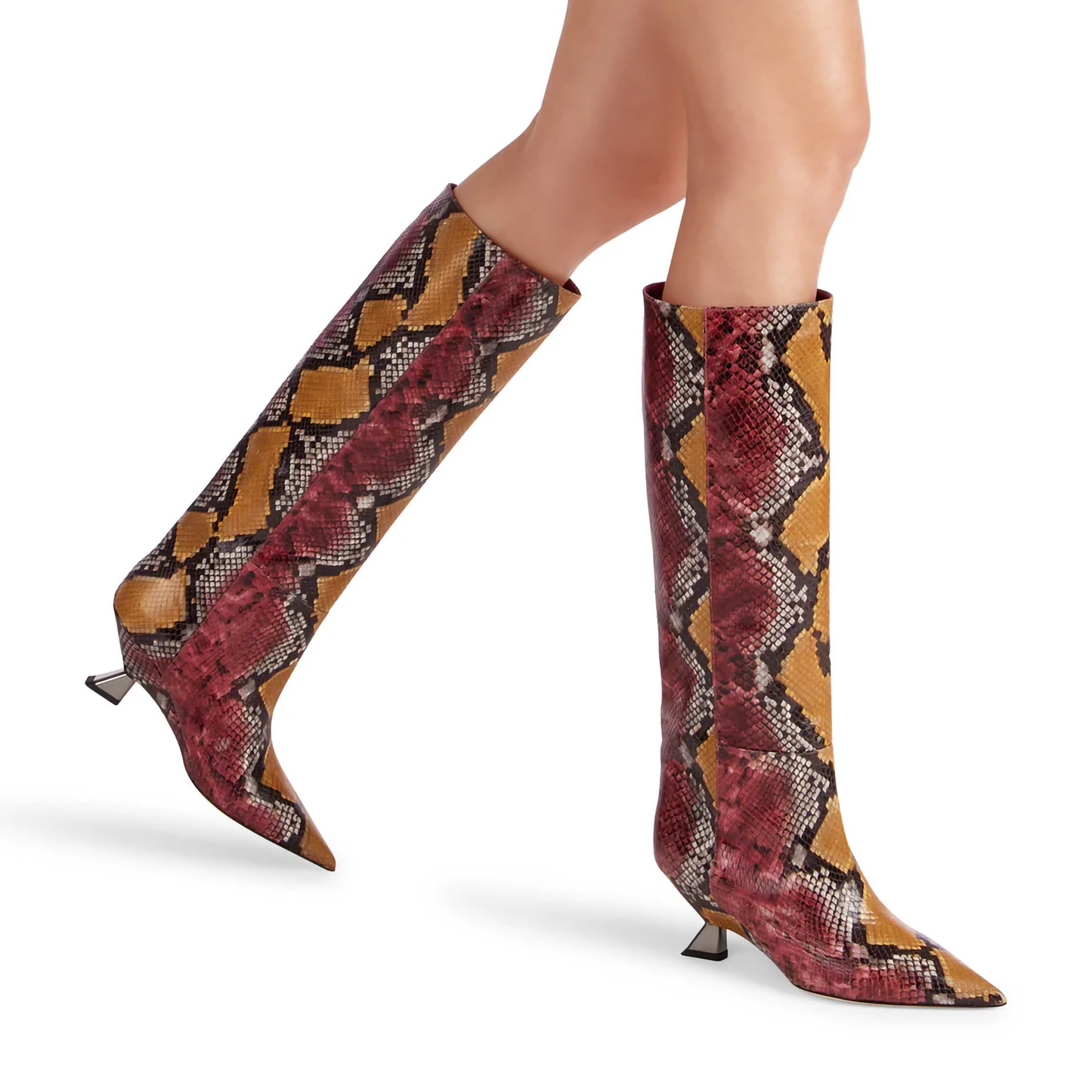 애슐리 스네이크 부츠