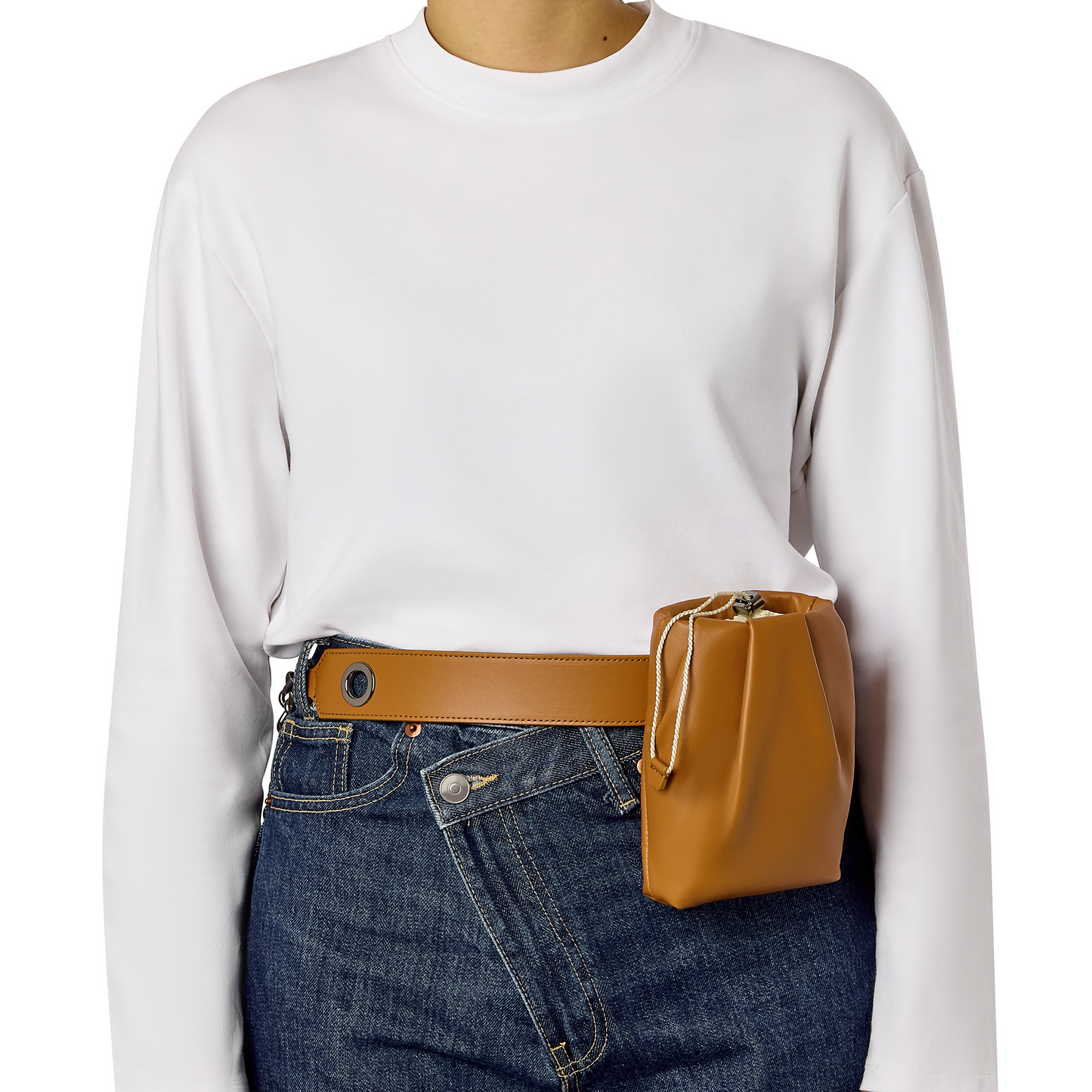 The Body Bag Cammello - Cintura e Pochette S