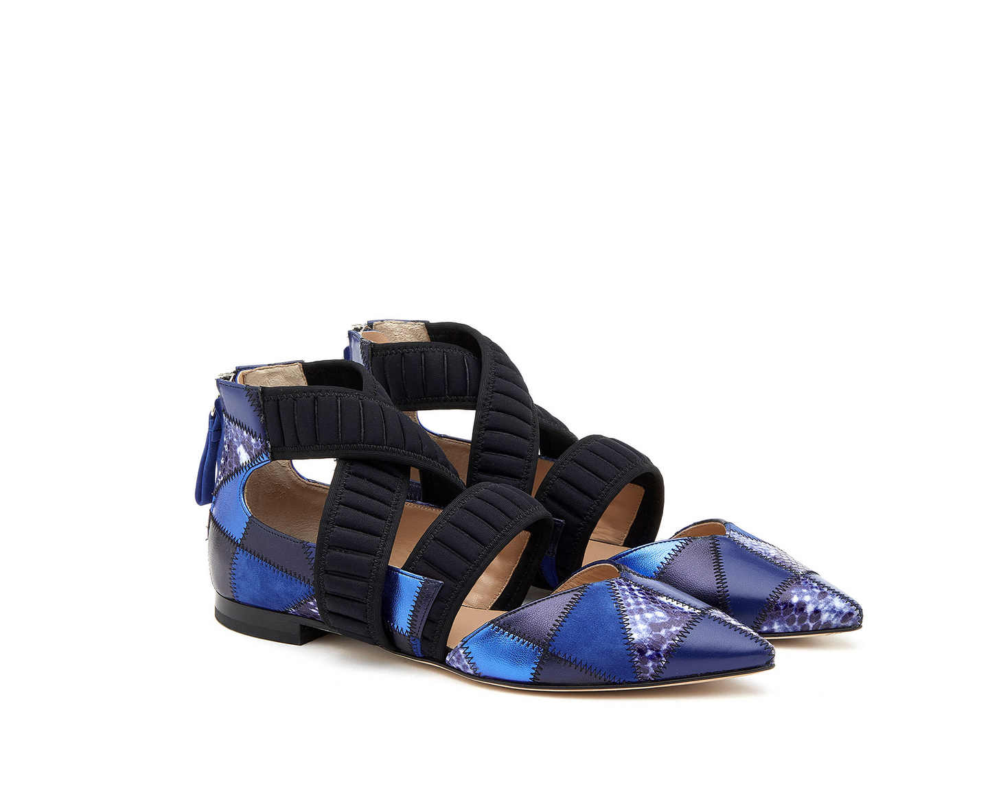 Ballerina Cadorna Patchwork Bluette