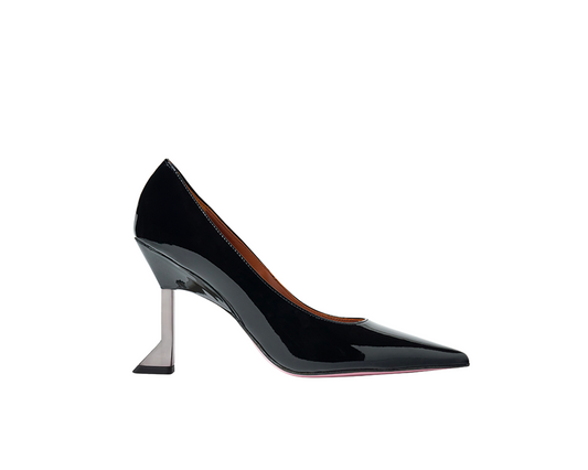 Eva Pump - Black Patent