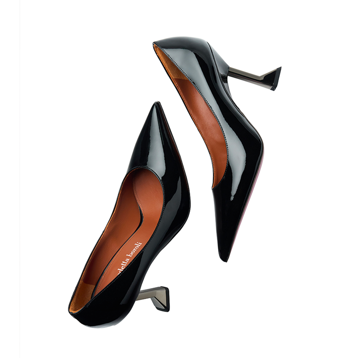 Eva Pump - Black Patent