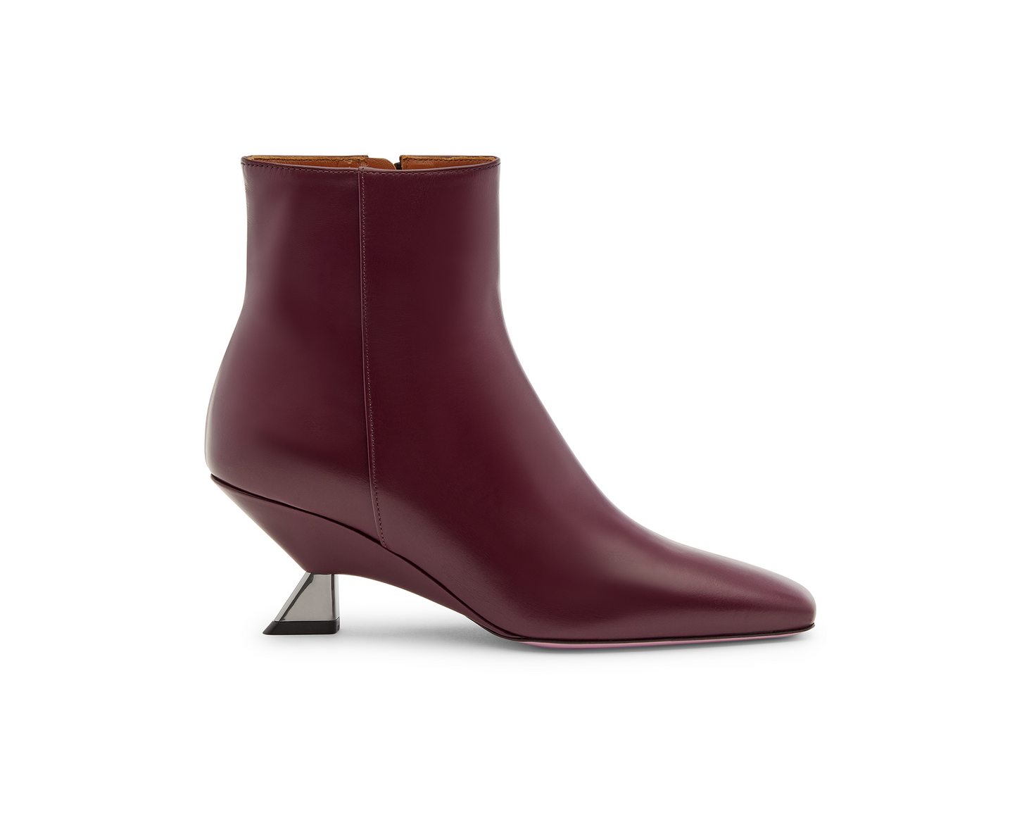 Edna Burgundy Ankle Boot