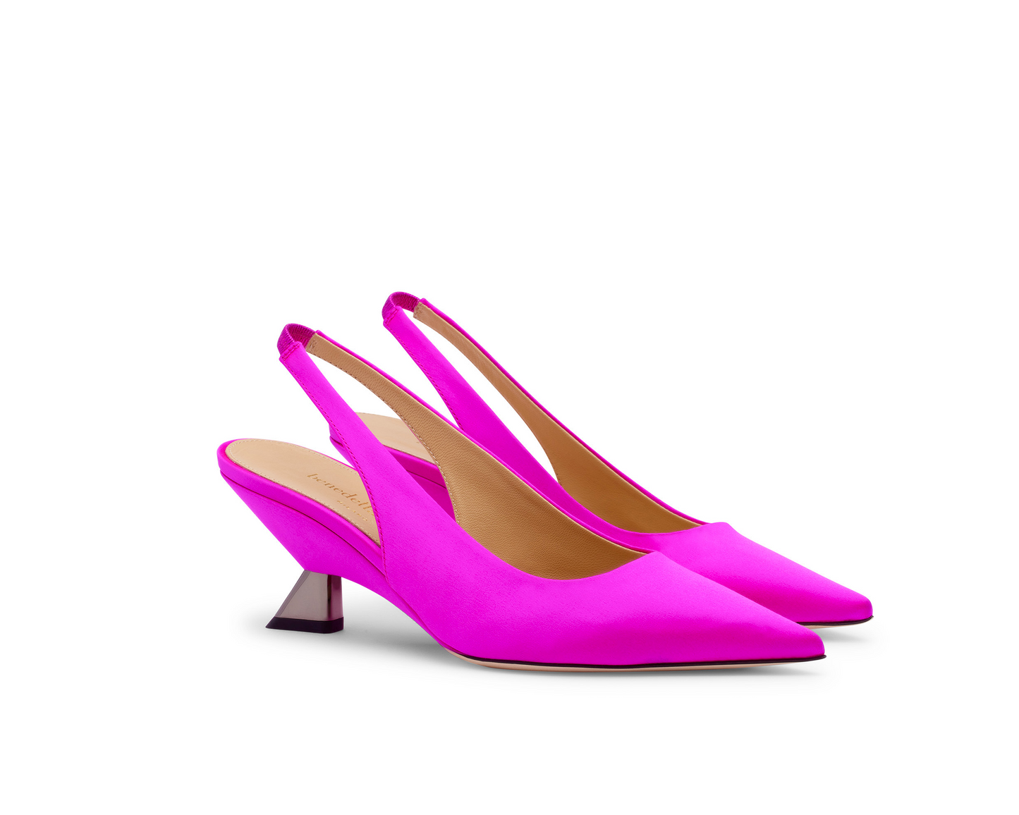 슬링백 릴리 새틴 푸시아