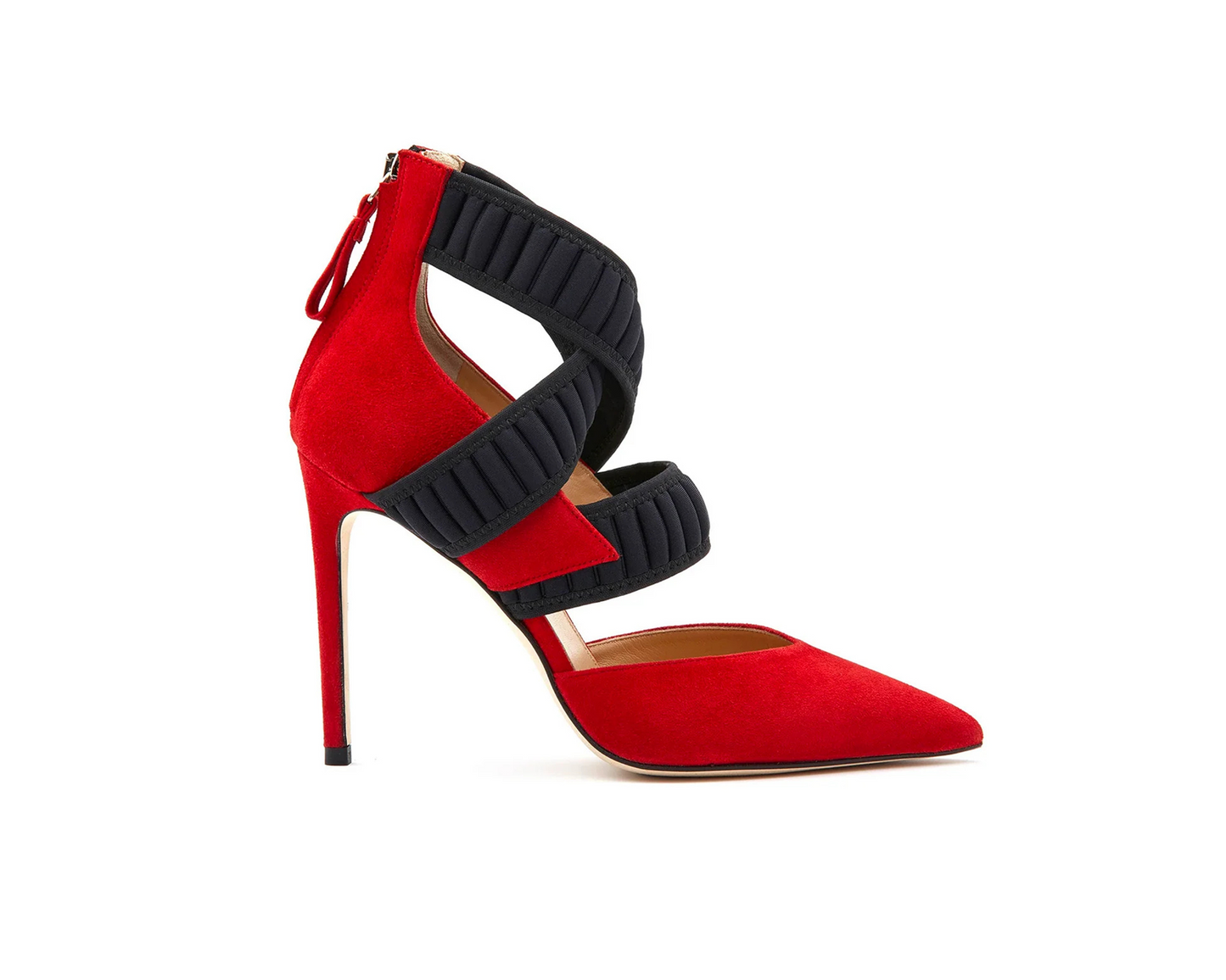 Sforza Red Suede Pumps