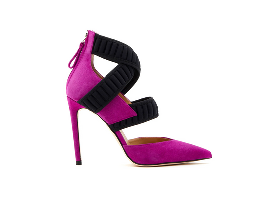 Décolleté Sforza Camoscio Orchid