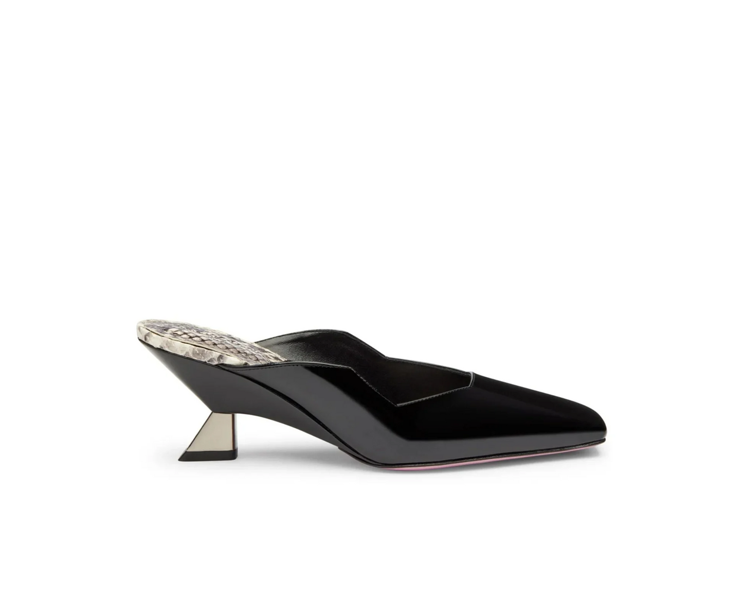 Sabot Vera Vernice Pitone Nero