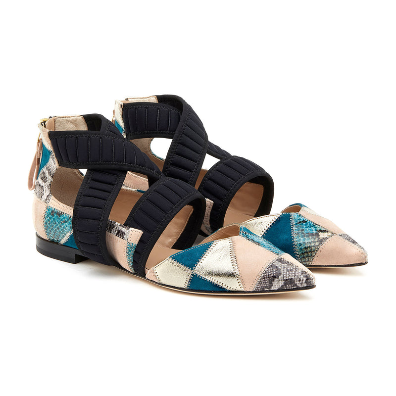 Ballet flat Cadorna Patchwork Nude