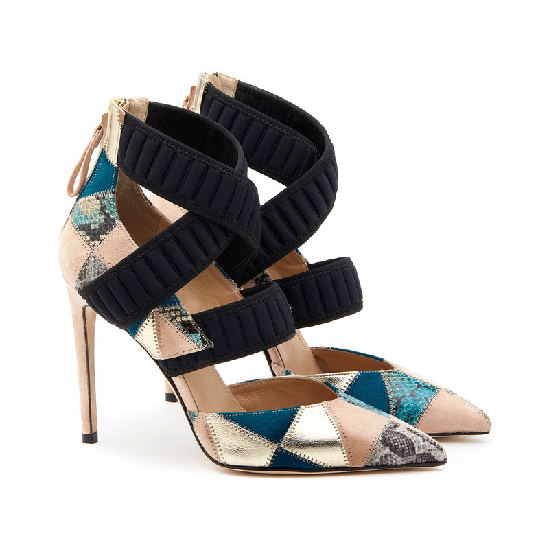 Pump Sforza Patchwork Nude