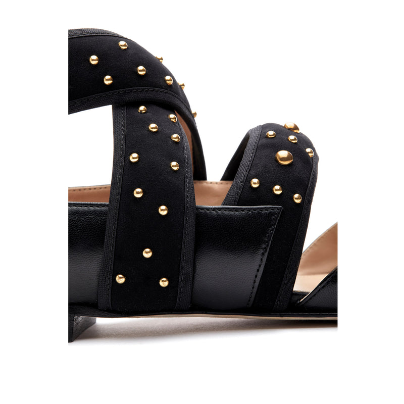 Ballet flat Cadorna Black with Studs