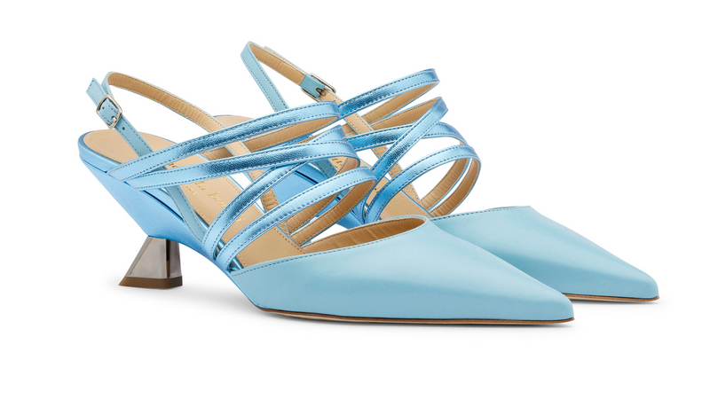 Slingback Jessy Azzurro